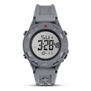 COLUMBIA QUARTZ DIGITAL GREY SILICONE STRAP WATCH